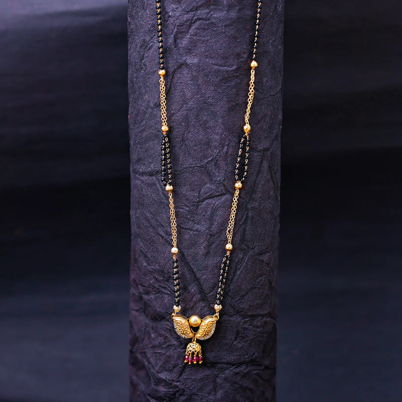 Black Beads Long
