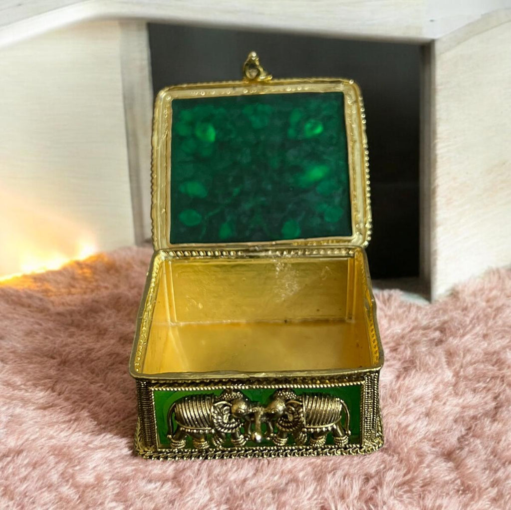 kumkum Box Brass