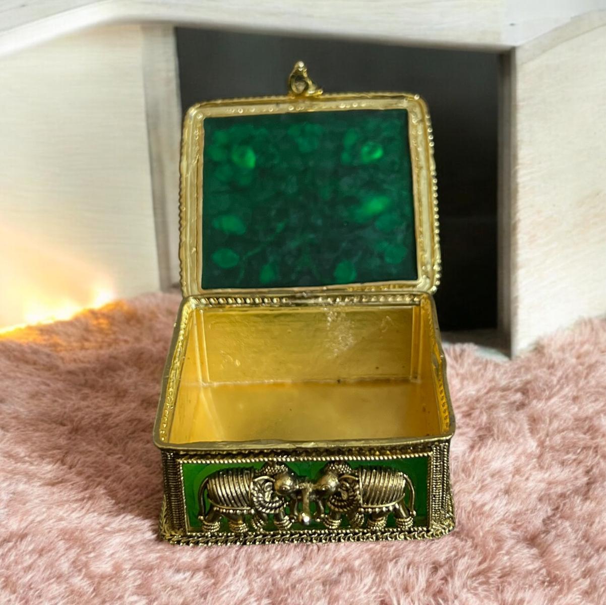 kumkum Box Brass