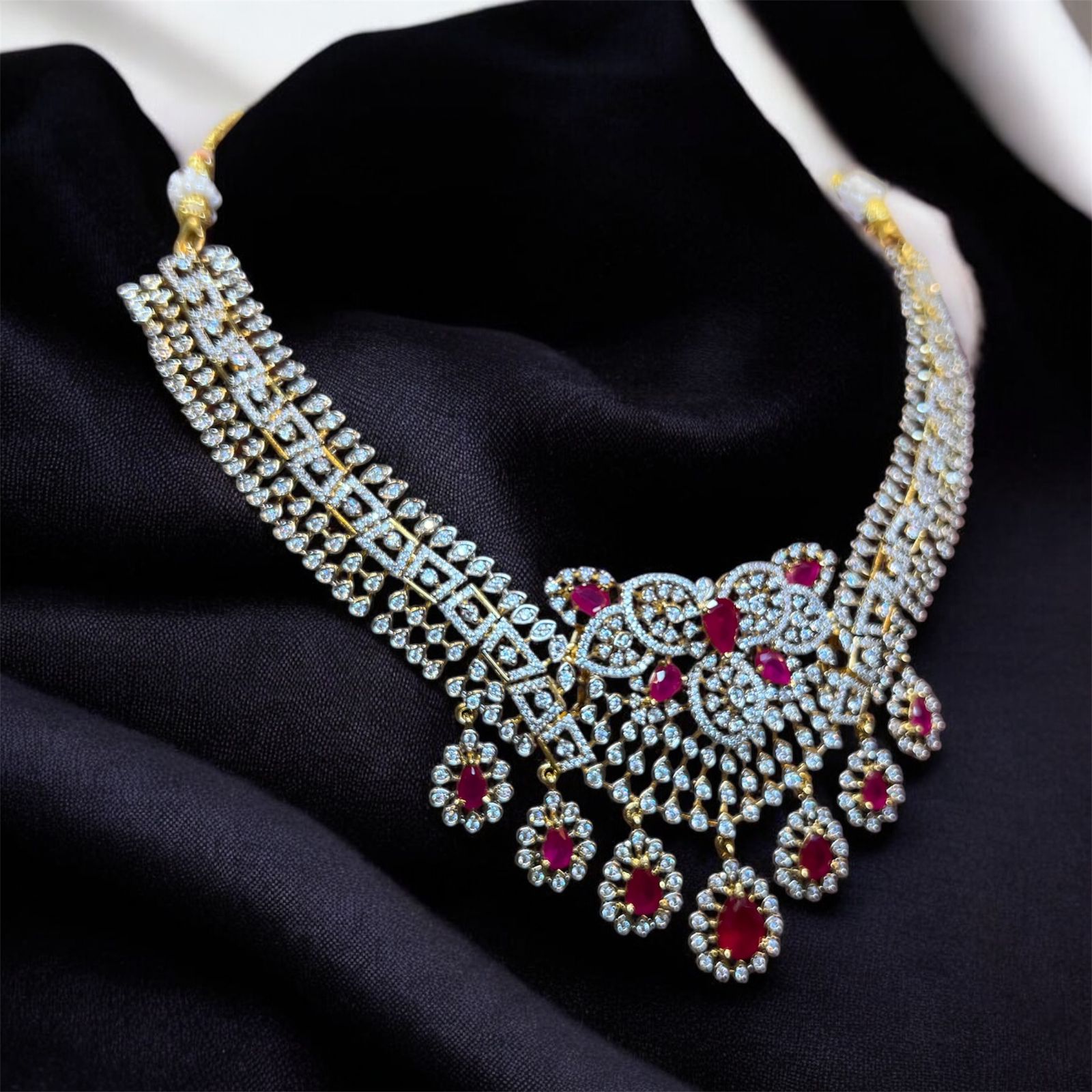Diamond Replica necklace set