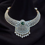 Complete Diamond look necklace set
