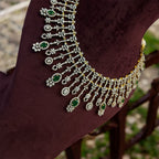 Bridal necklace Sparkle like a diamond, shine like gold