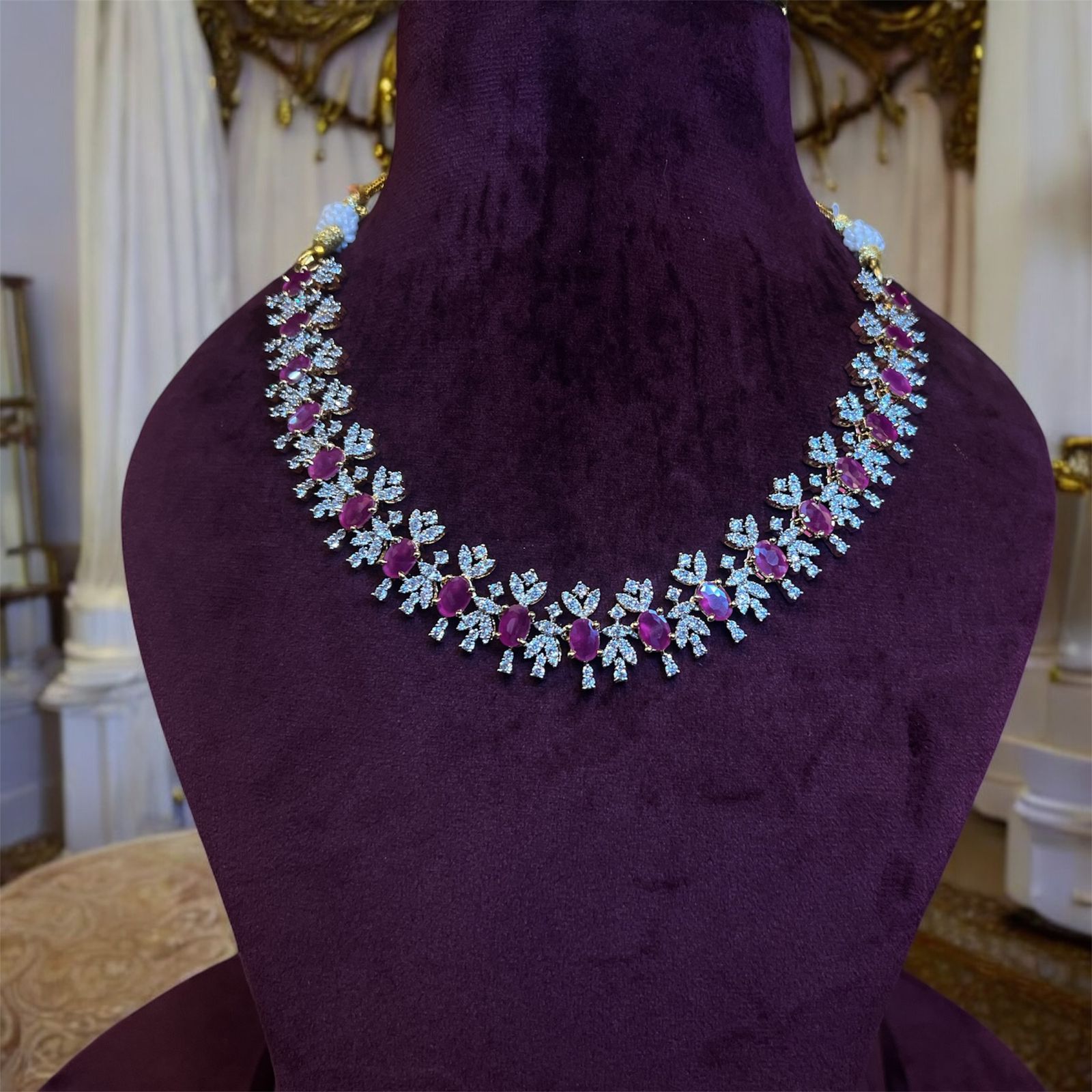 Diamond Replica necklace set