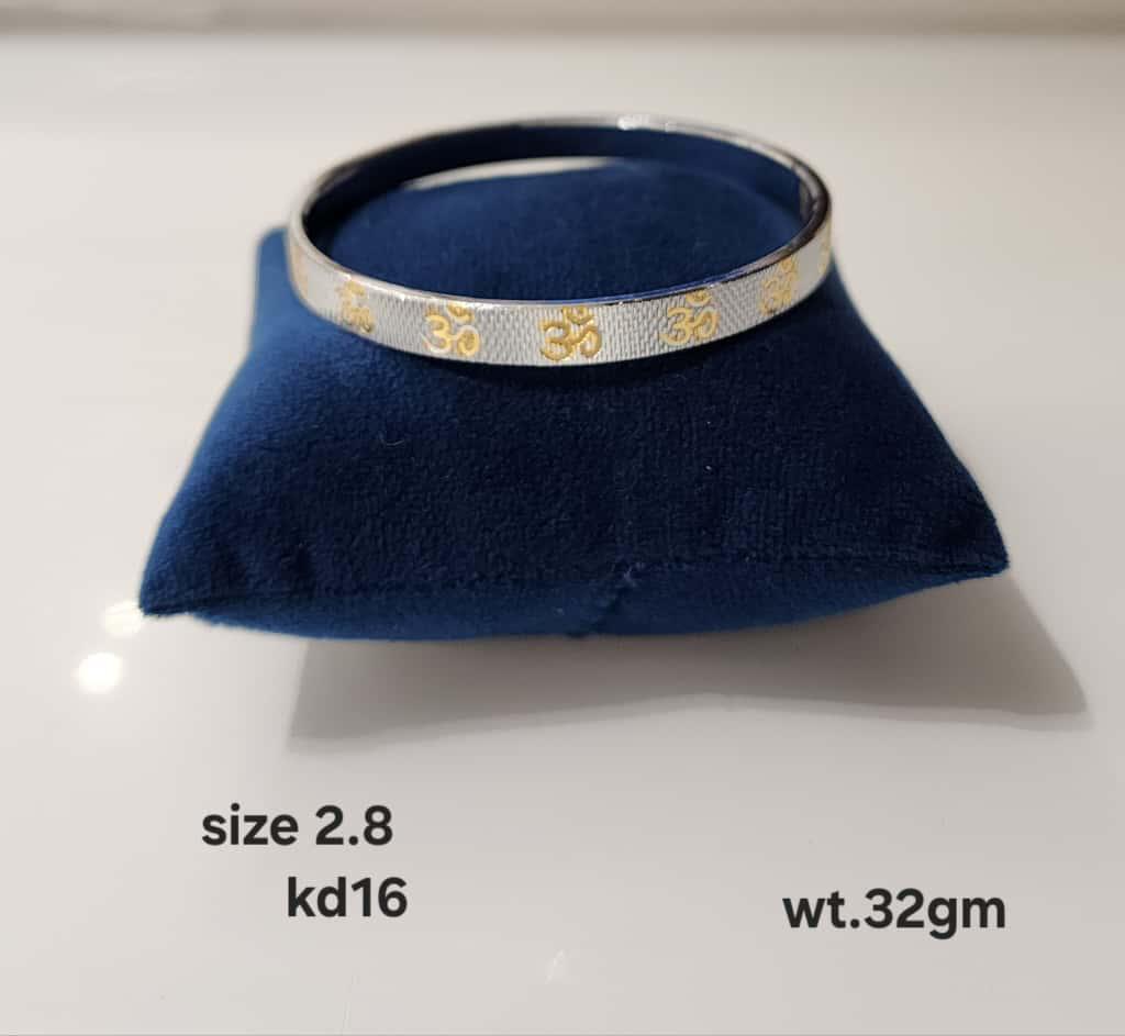 92.5 silver Men kadas