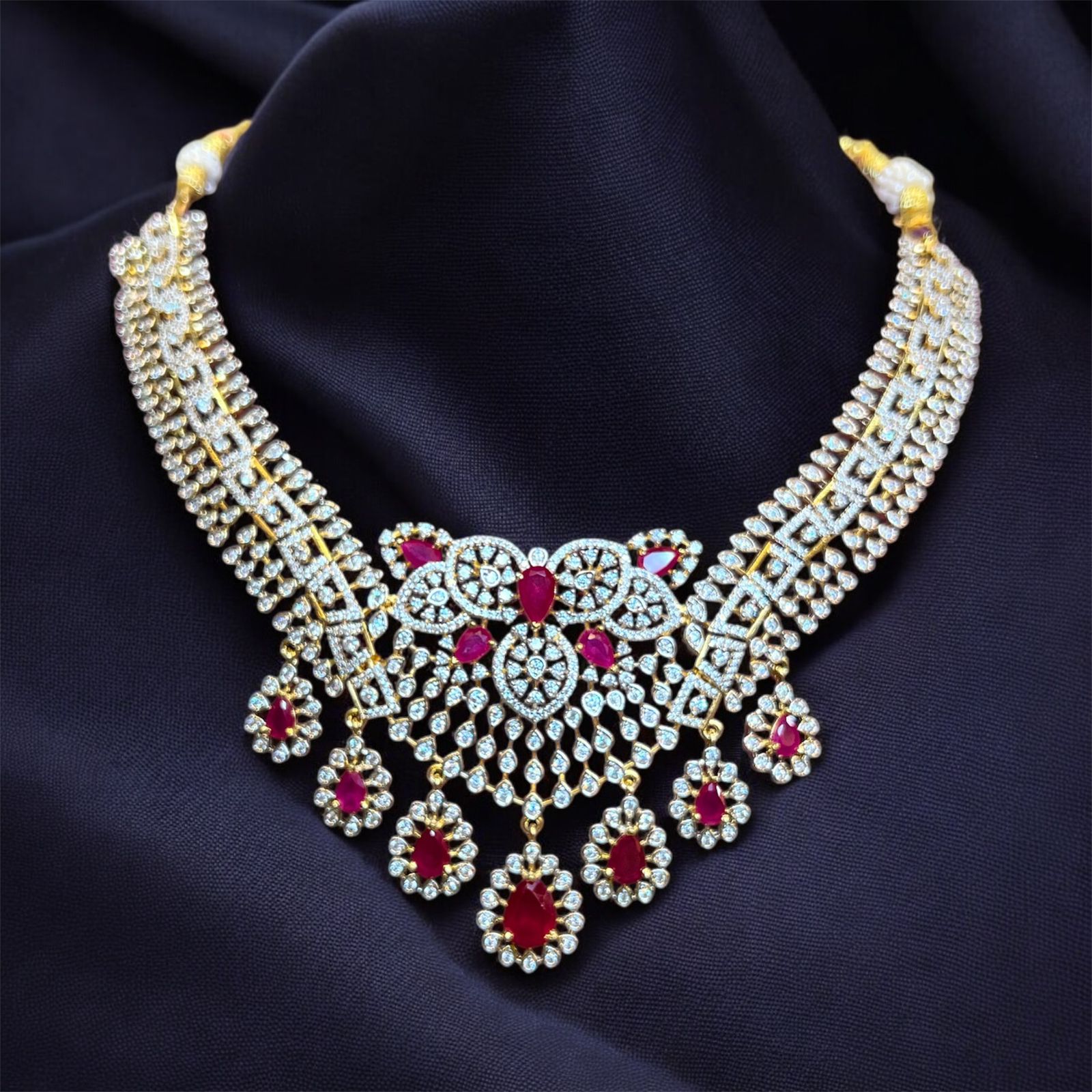Diamond Replica necklace set
