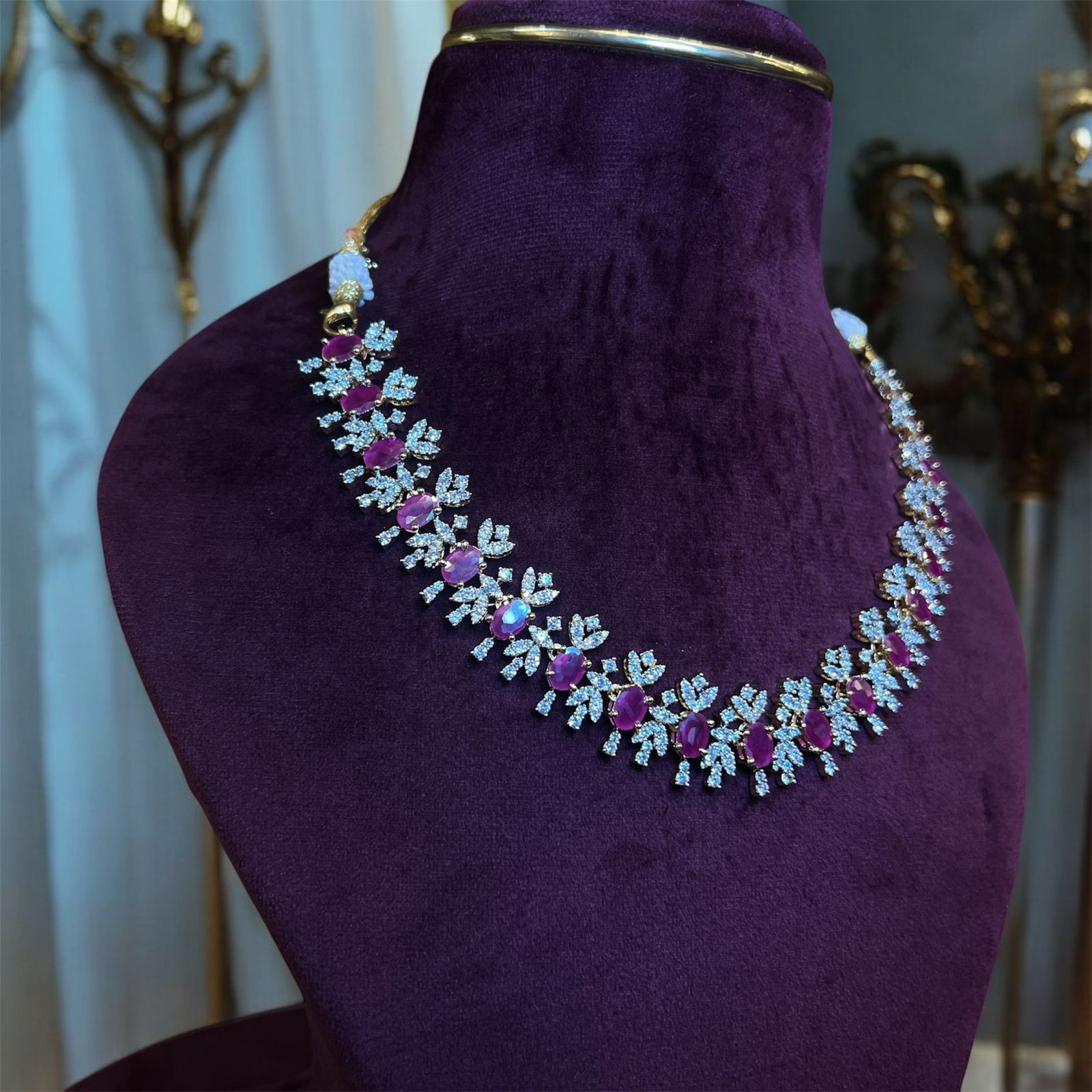 Diamond Replica necklace set